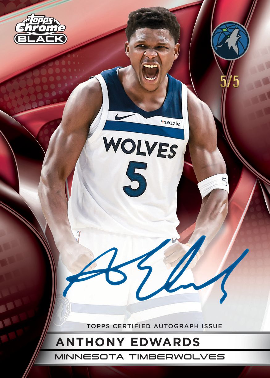 2025-26 Topps Chrome Black Basketball - Hobby Box