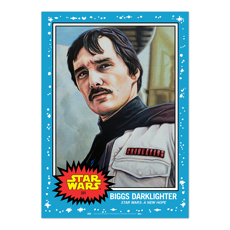 Topps Star Wars Living Set Prints #231 - Biggs Darklighter - #'d