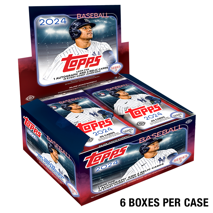 2024 Topps Baseball Series 2 - HTA Jumbo Box - Sealed Case