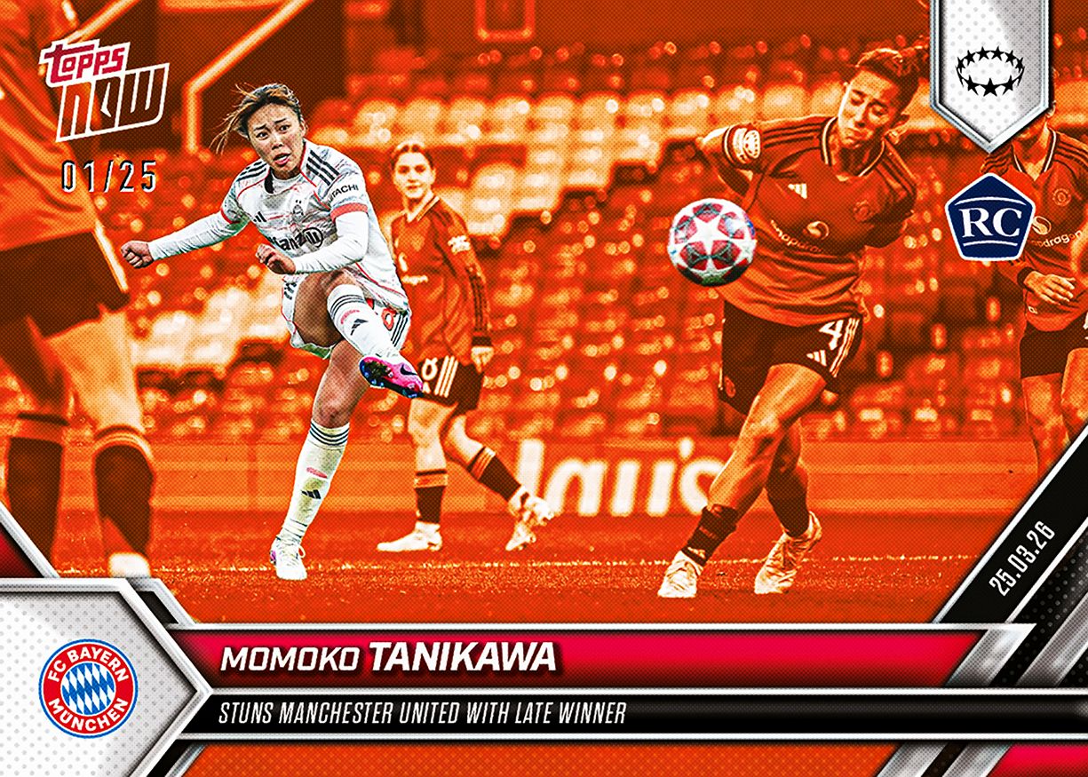 Momoko Tanikawa - 2025-26 UWCL Topps NOW® - Card 25