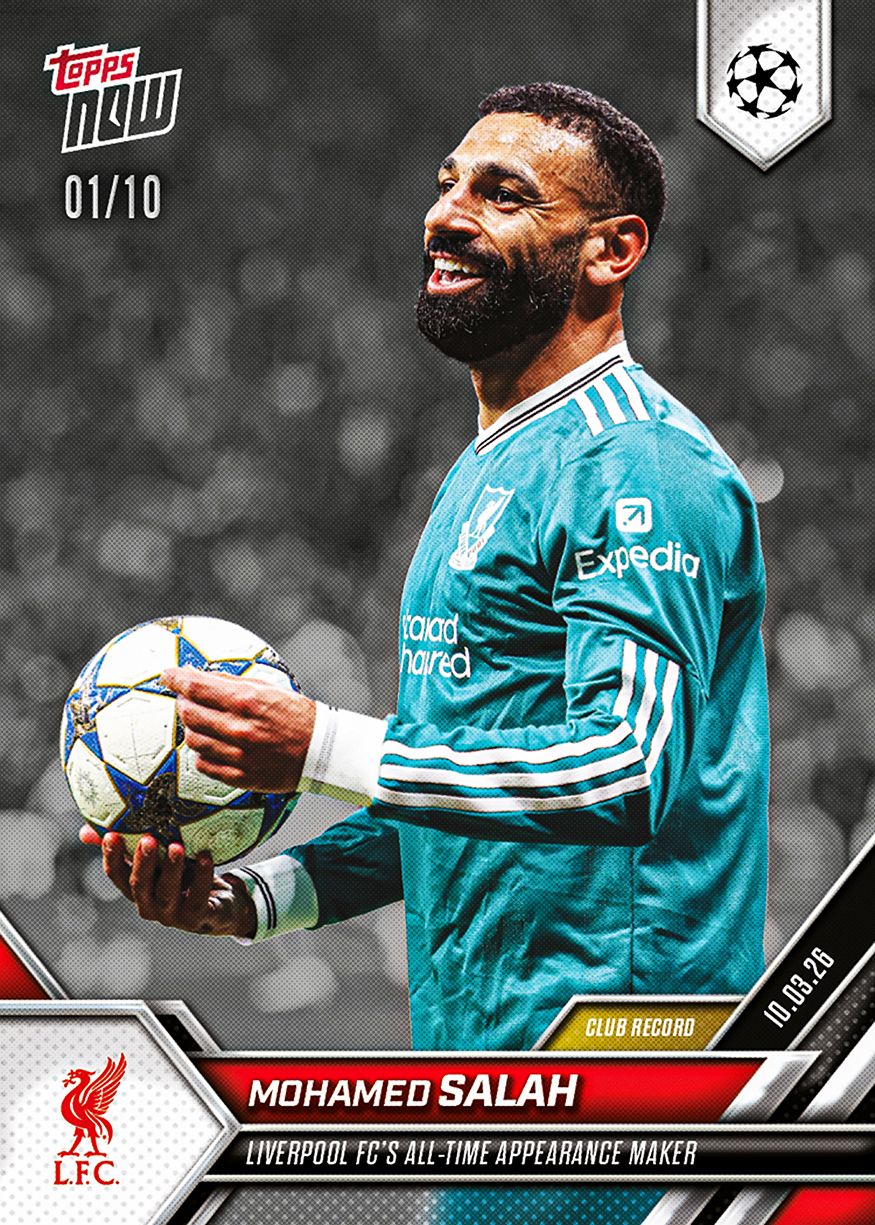 Mohamed Salah - 2025-26 UCL Topps NOW® - Card 100