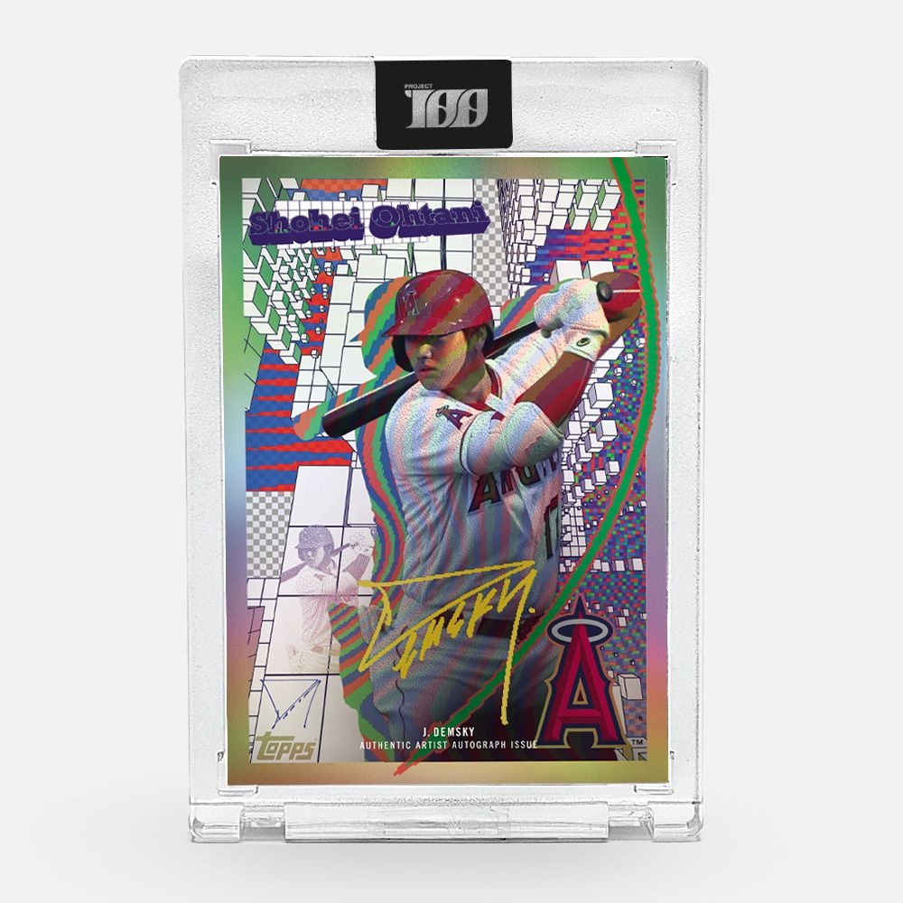 Topps Project100 Card 3 - Shohei Ohtani by J. Demsky - Artist