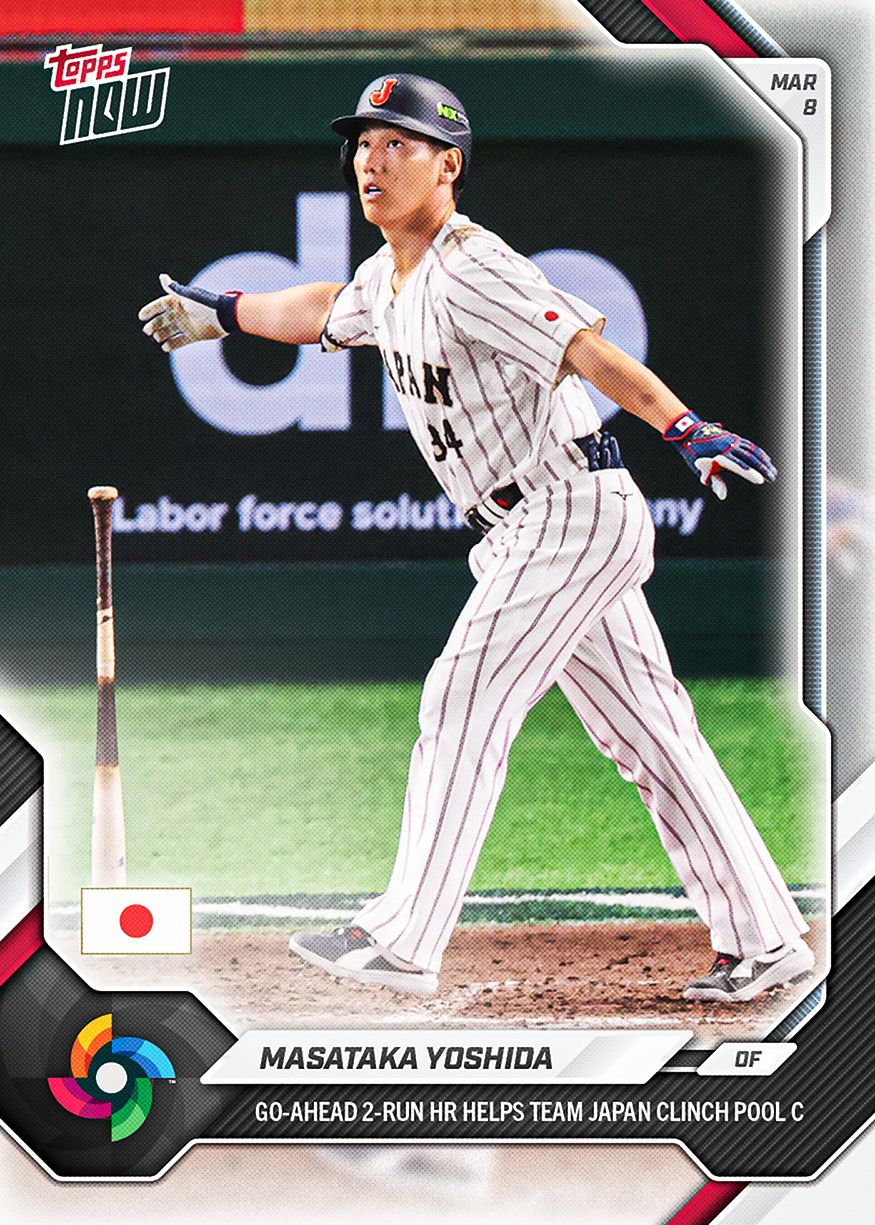 パ*詰様 topps now 吉田正尚　ルーキーオート Masataka Yoshida - 2026 World Baseball Classic Topps NOW® - Card 15