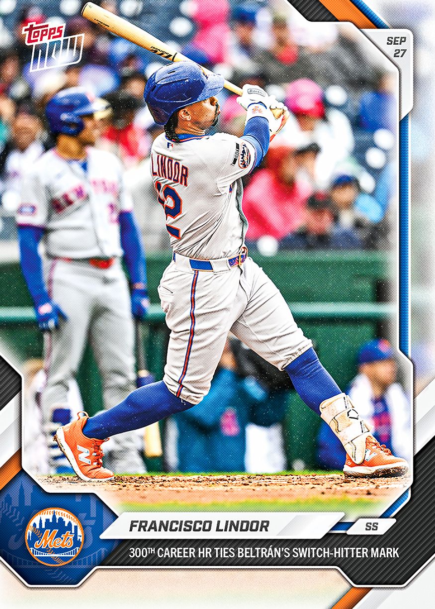 Francisco Lindor - 2026 MLB Topps NOW® - Card 730 - PR: 4683