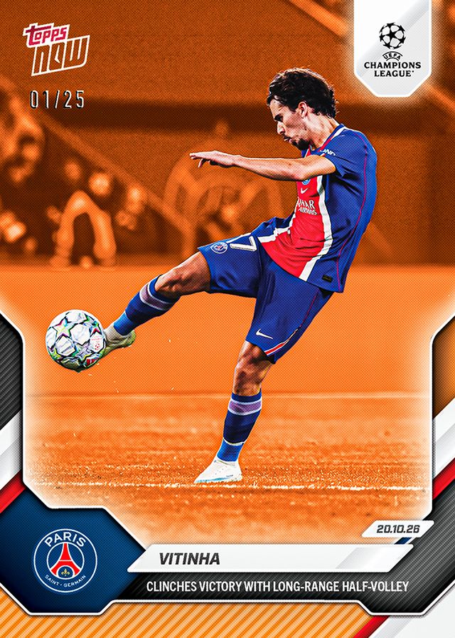 Vitinha - 2026-27 UCL Topps NOW® - Card 39
