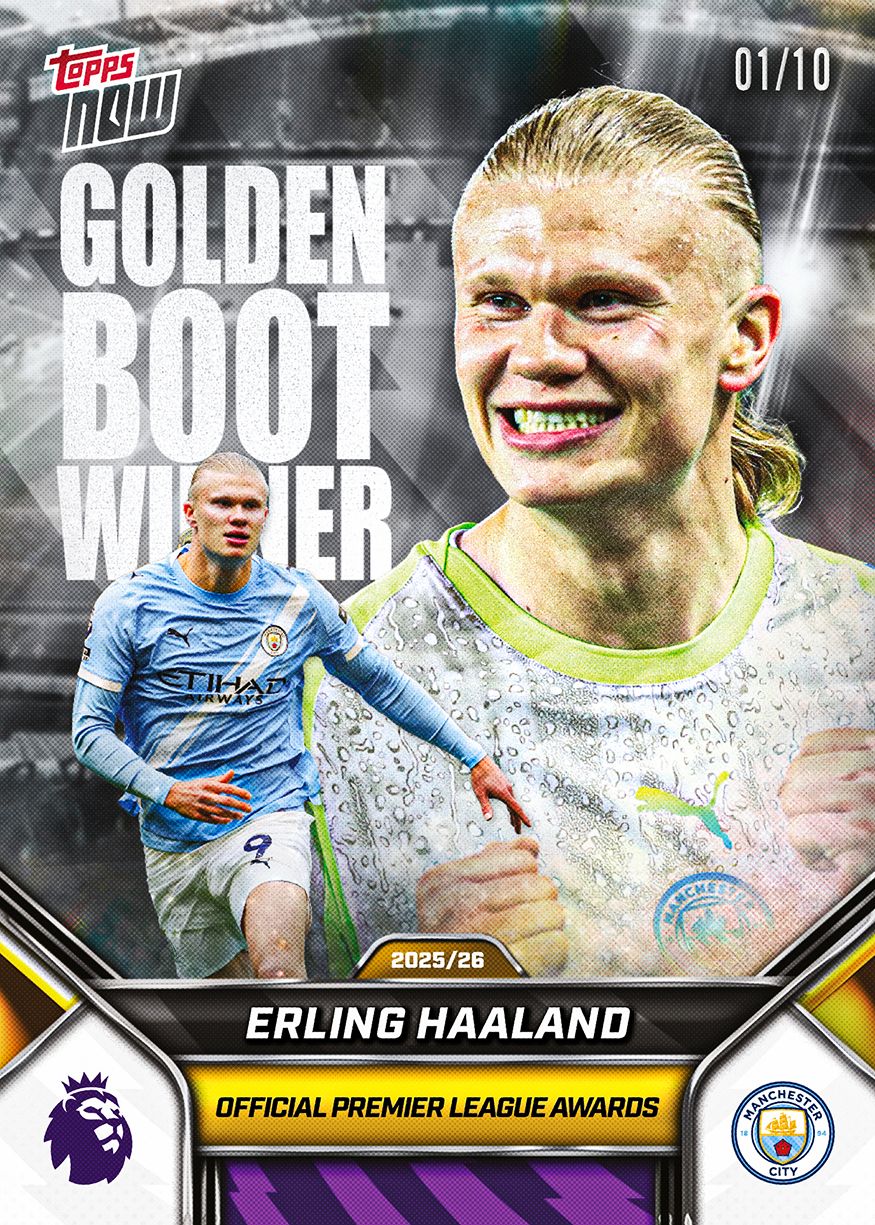 Erling Haaland - 2025-26 Premier League Topps NOW® - Card 208 - PR