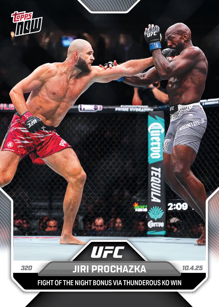 Jiri Prochazka - 2025 UFC Topps NOW® - Card 33