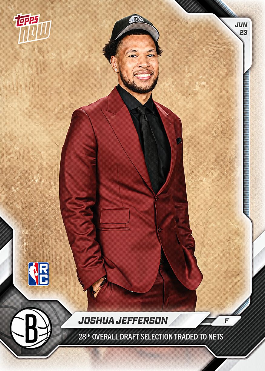 Joshua Jefferson - 2026-27 NBA Topps NOW® - Card JJE2 - PR: 824