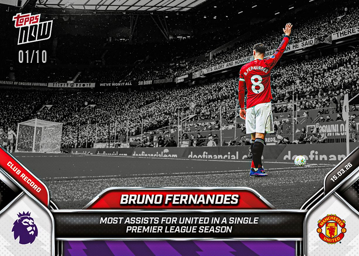 Bruno Fernandes - 2025-26 Premier League Topps NOW® - Card 158