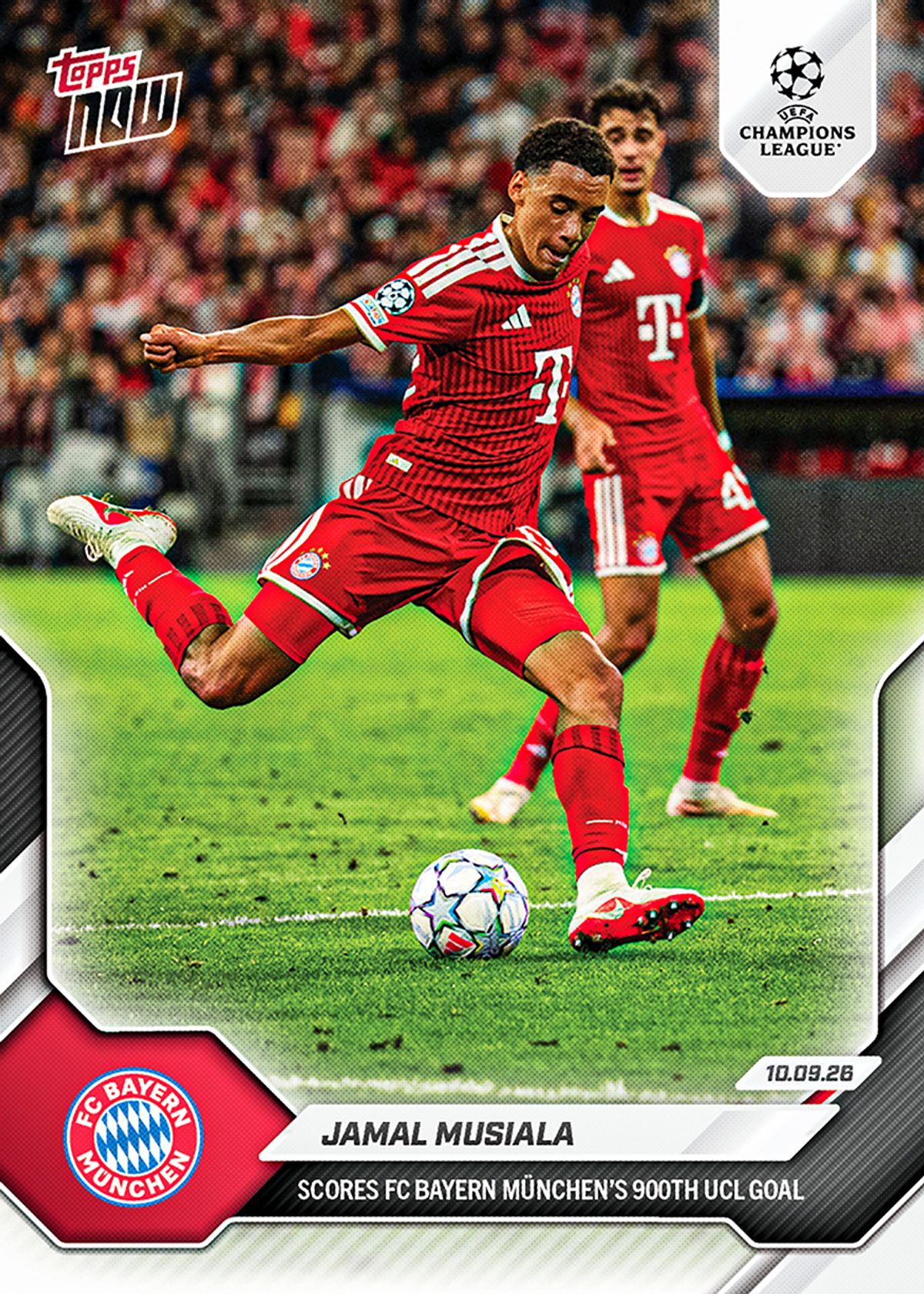 Jamal Musiala - 2026-27 UCL Topps NOW® - Card 17 - PR: 782
