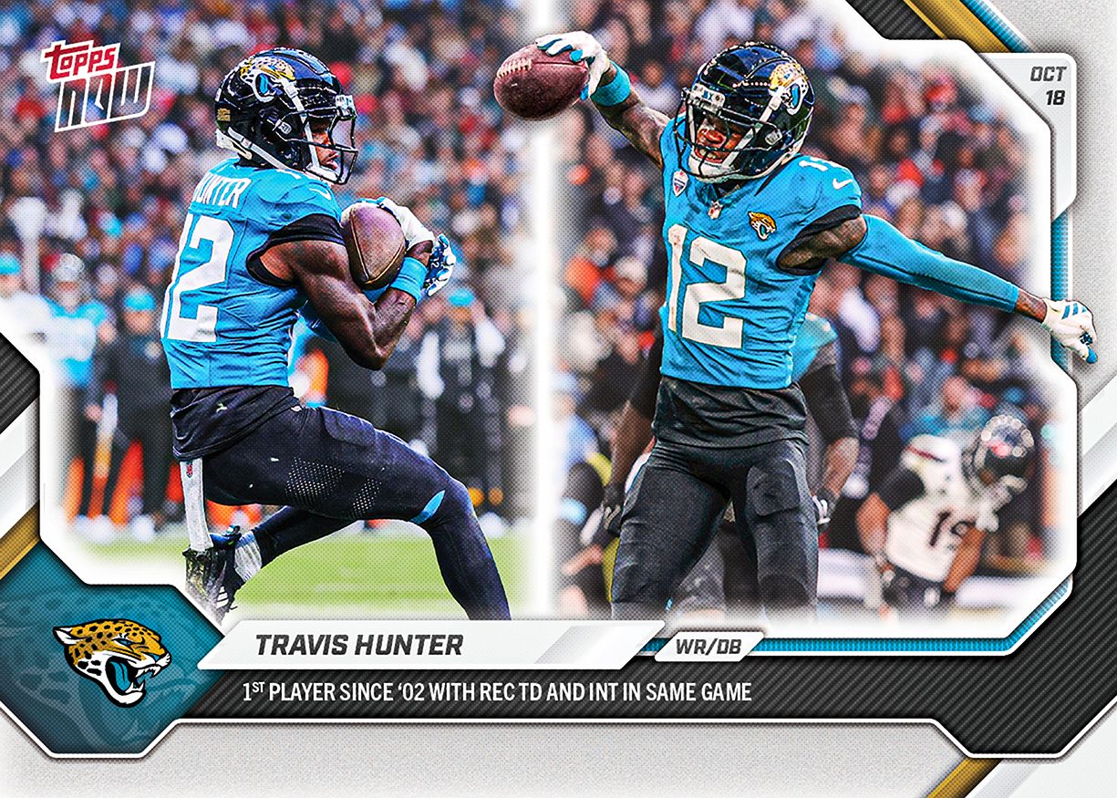 Rico Hunter R Travis Hunter - 2026-27 NFL Topps NOW® - Card 61