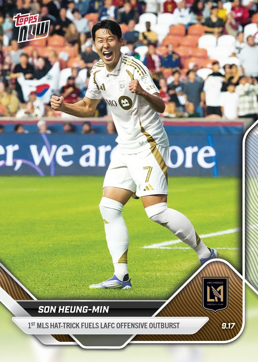 Son Heung-Min - 2025 MLS Topps NOW® - Card 95 - LOOK FOR RELICS