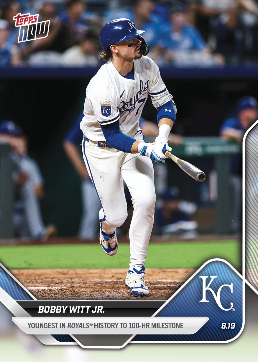 Bobby Witt Jr. - 2025 MLB Topps NOW® - Card 578 - PR: 3620