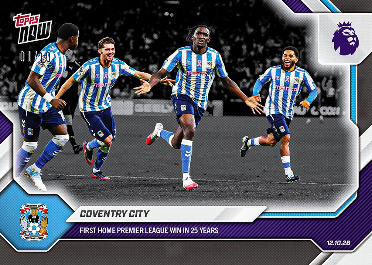 Coventry City - 2026-27 Premier League Topps NOW® - Card 44