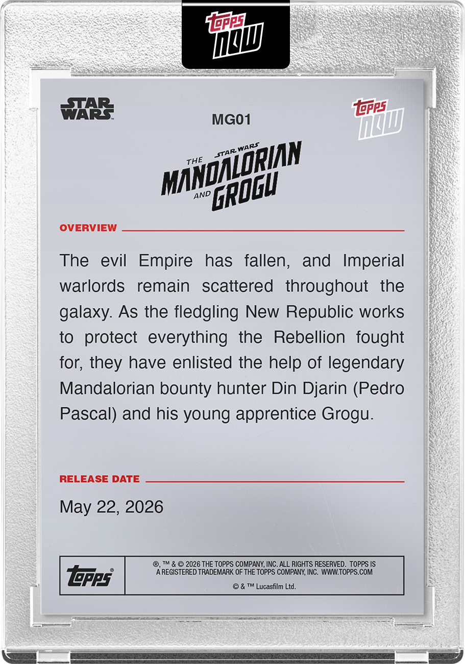 2026 Star Wars Topps NOW® – The Mandalorian and Grogu