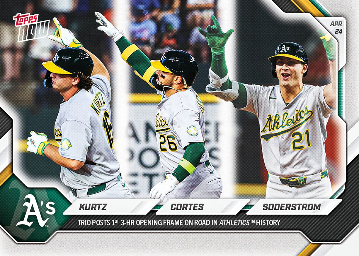 Nick Kurtz / Carlos Cortes / Tyler Soderstrom - 2026 MLB Topps NOW