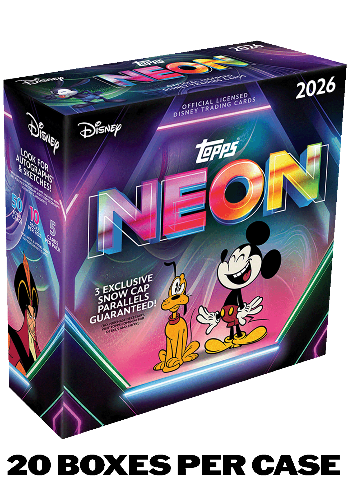 2026 Topps Disney Neon - Mega Box - Sealed Case