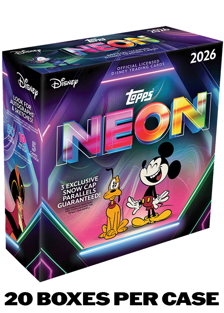 2026 Topps Disney Neon - Mega Box - Sealed Case
