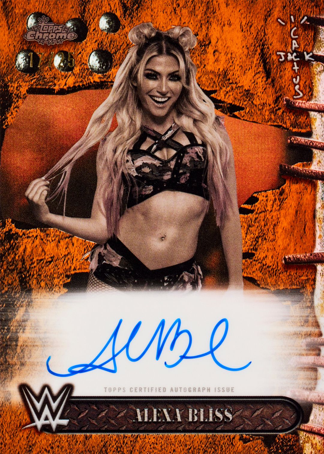 2025 Topps WWE Chrome x Cactus Jack