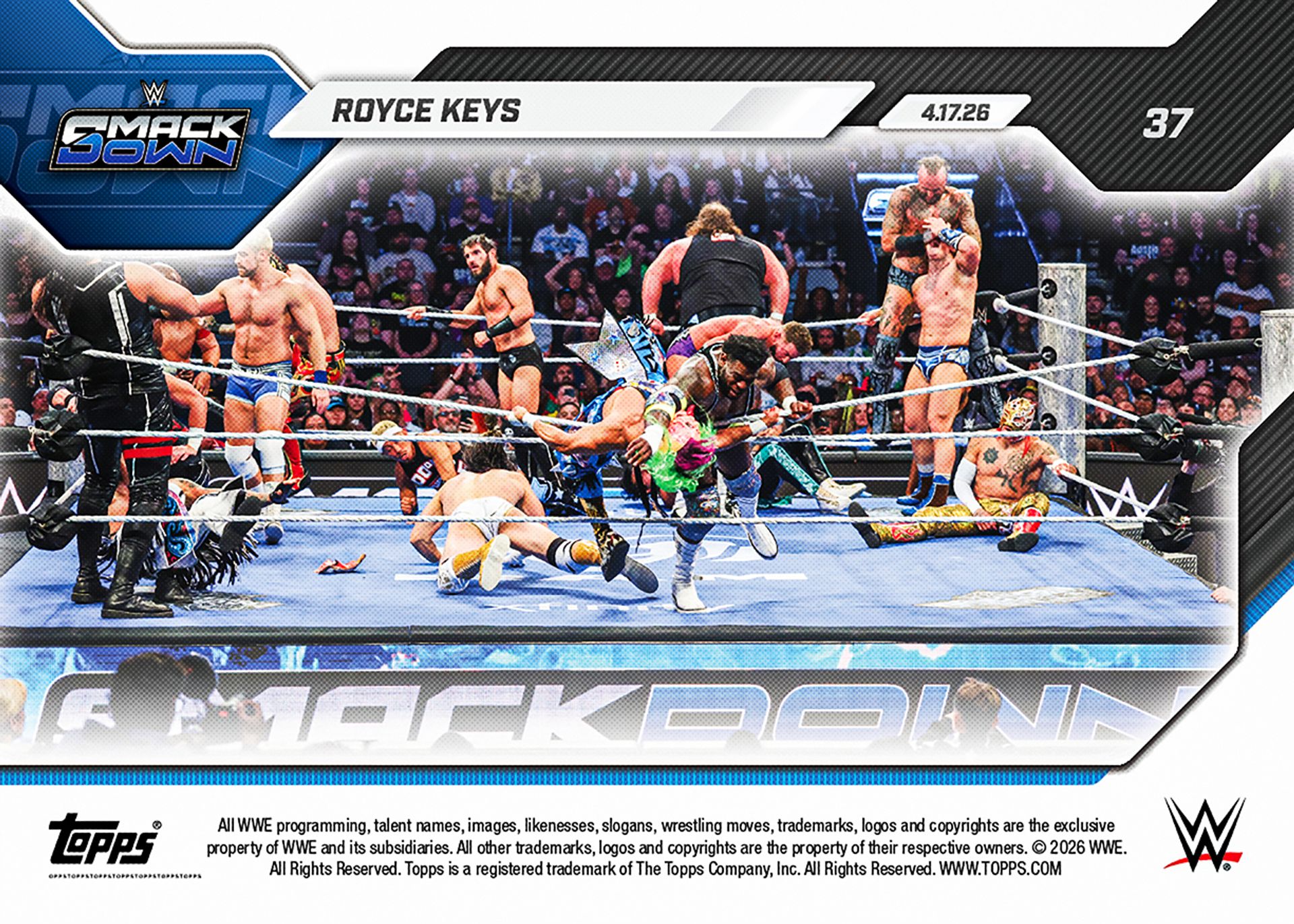 Royce Keys - 2026 WWE Topps NOW® - Card 37 - PR: 603