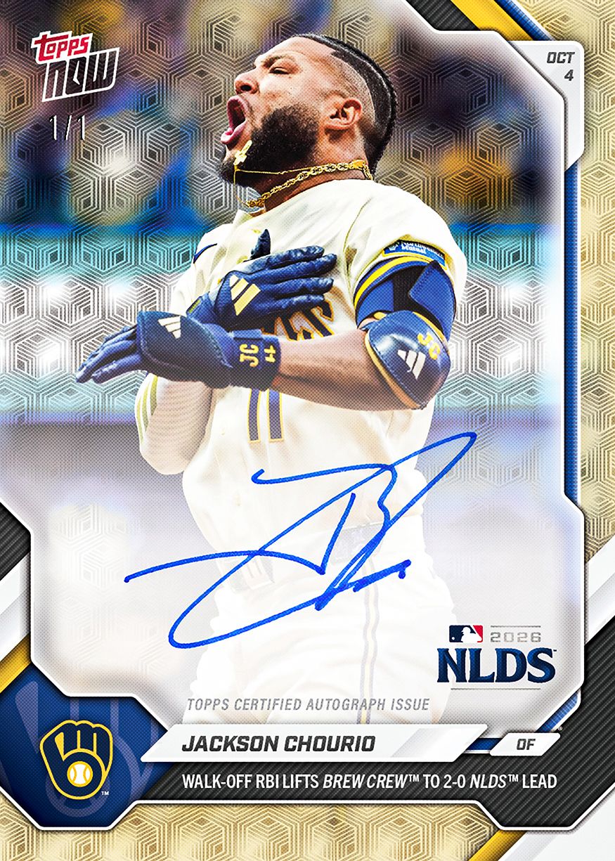 Jackson Chourio - 2026 MLB Topps NOW® - Card 760