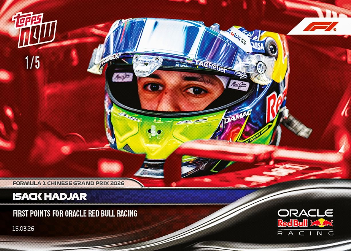 Isack Hadjar - 2026 Formula 1® Topps NOW® - Card 20 - PR: 1275
