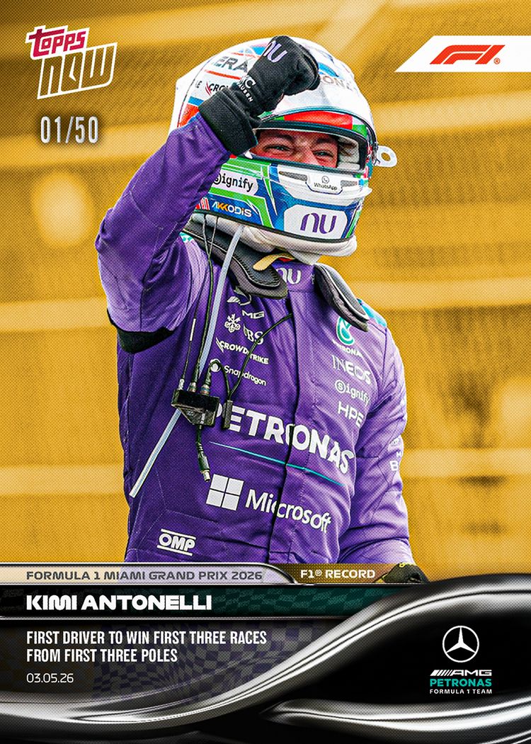 Kimi Antonelli - 2026 Formula 1® Topps NOW® - Card 25