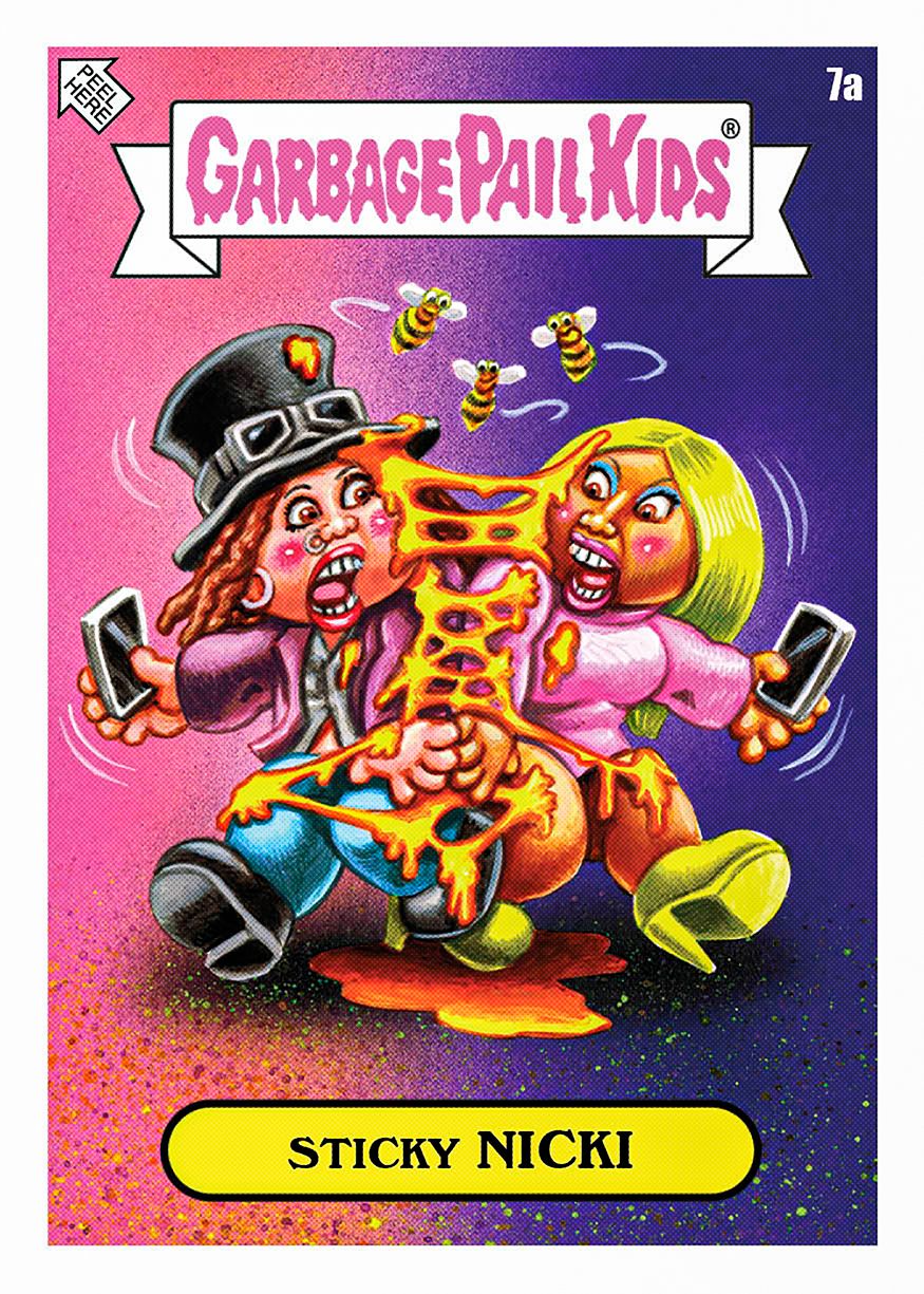 2025 Topps Garbage Pail Kids: Media Menace Sticky Nicki - PR: 1436