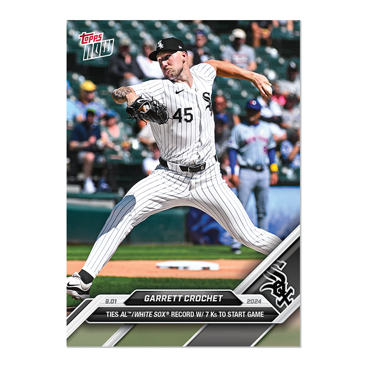 Garrett Crochet - 2024 MLB TOPPS NOW® Card 630 - PR: 341