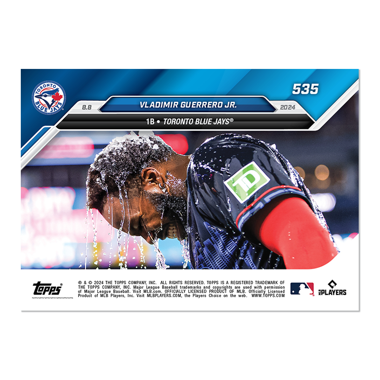 Vladimir Guerrero Jr. - 2024 MLB TOPPS NOW® Card 535 - PR: 435