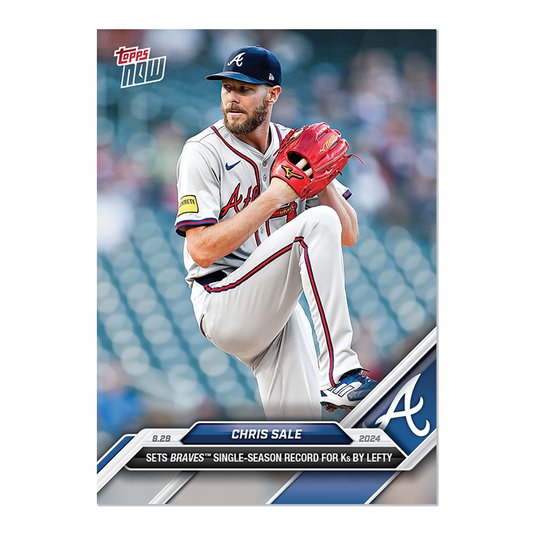 ピンズ・ピンバッジ・缶バッジ topps now opening Chris Sale auto /49 Chris Sale - 2024 MLB TOPPS NOW® Card 608 - PR: 773