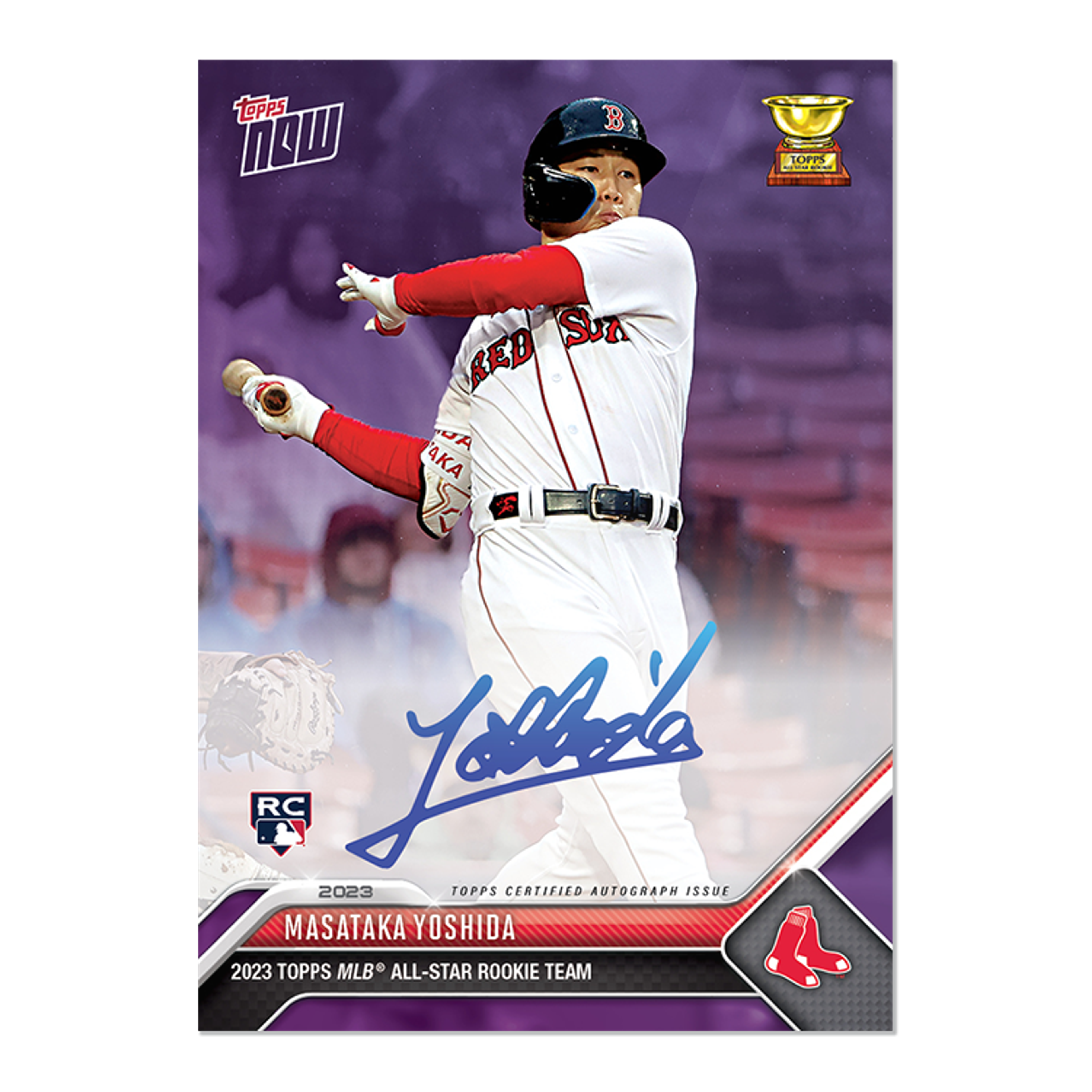 吉田正尚 masataka yoshida サイン auto topps 2023 MLB TOPPS NOW® Rookie Cup - On-Card Autograph # to 99 or