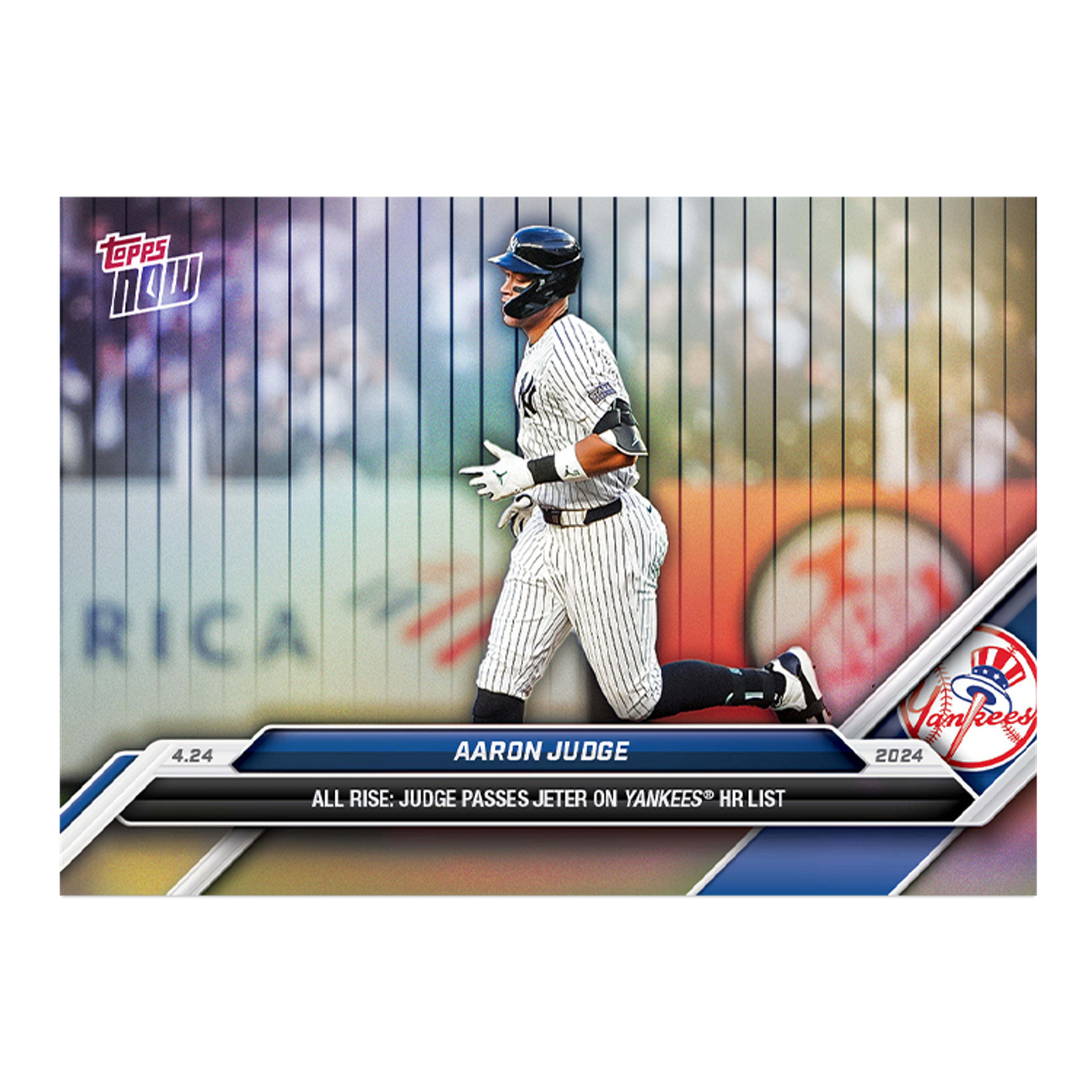 Aaron Judge - 2024 MLB TOPPS NOW® Card 117 - PR: 4612