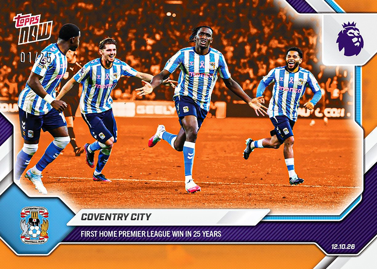 Coventry City - 2026-27 Premier League Topps NOW® - Card 44