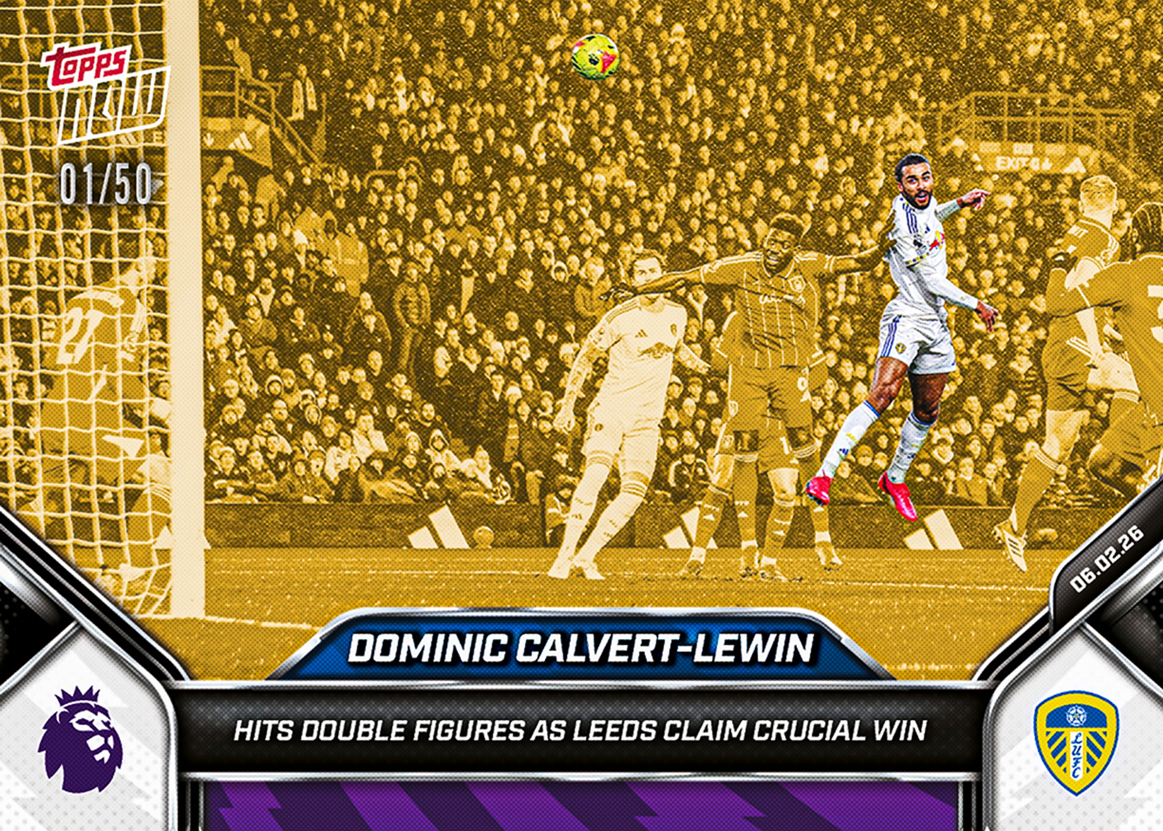 Dominic Calvert-Lewin - 2025-26 Premier League Topps NOW® - Card 128