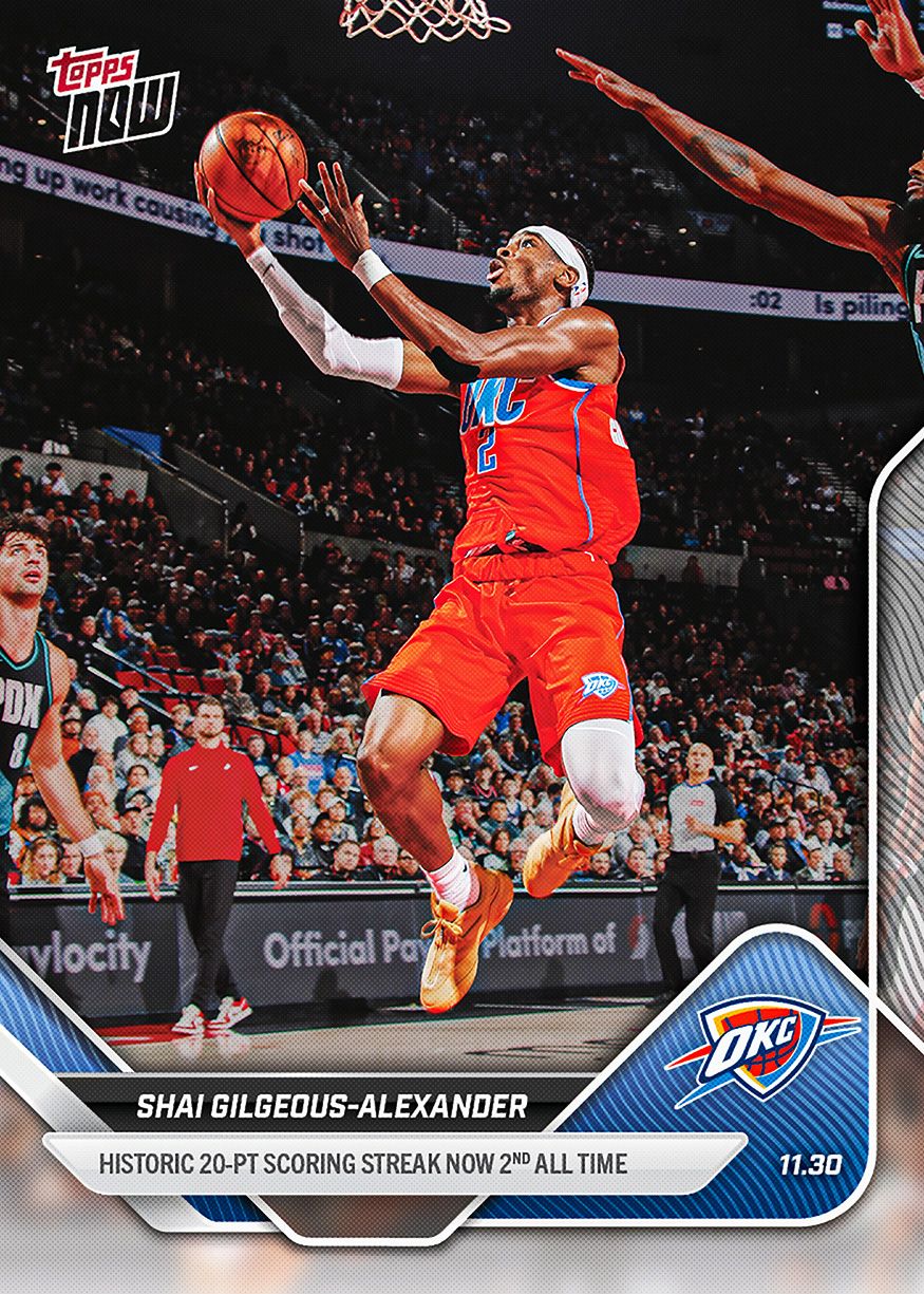SHAI GILGEOUS-ALEXANDER 69 Topps 50枚限定 Shai Gilgeous-Alexander - 2025-26 NBA Topps NOW® - Card 69