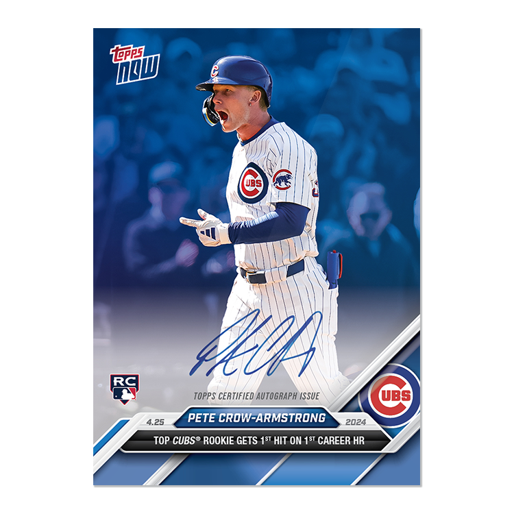 On-Card Autograph # to 49 or Lower - Pete Crow-Armstrong - 2024