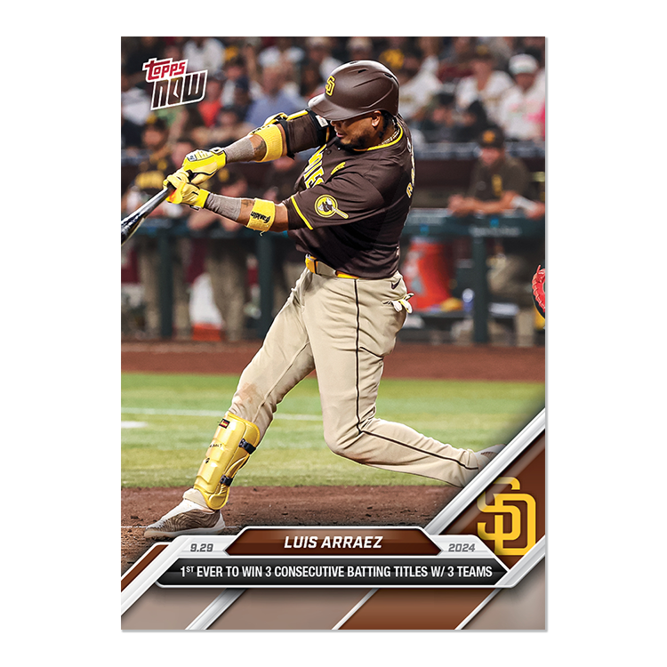 Luis Arraez - 2024 MLB Topps NOW® Card 775 - PR: 1700