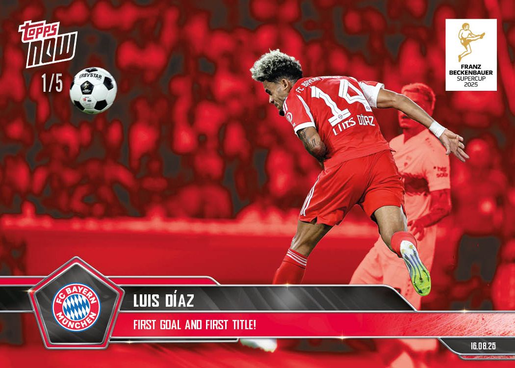 Luis Díaz - 2025-26 Bundesliga Topps NOW® Card 3