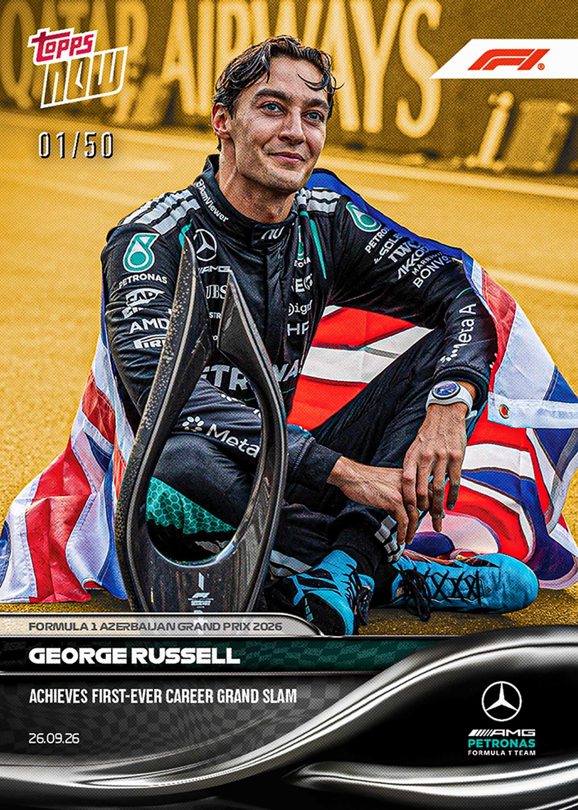 George Russell - 2026 Formula 1® Topps NOW® - Card 62