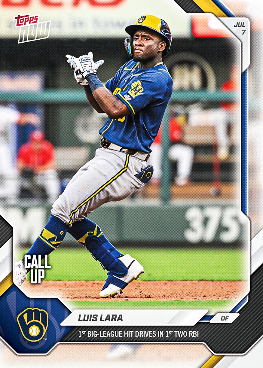 topps now コーリー・シーガー&フランシスコ・リンドーア ラストナンバー Luis Lara - 2026 MLB Topps NOW® - Card 426 - PR: 2101