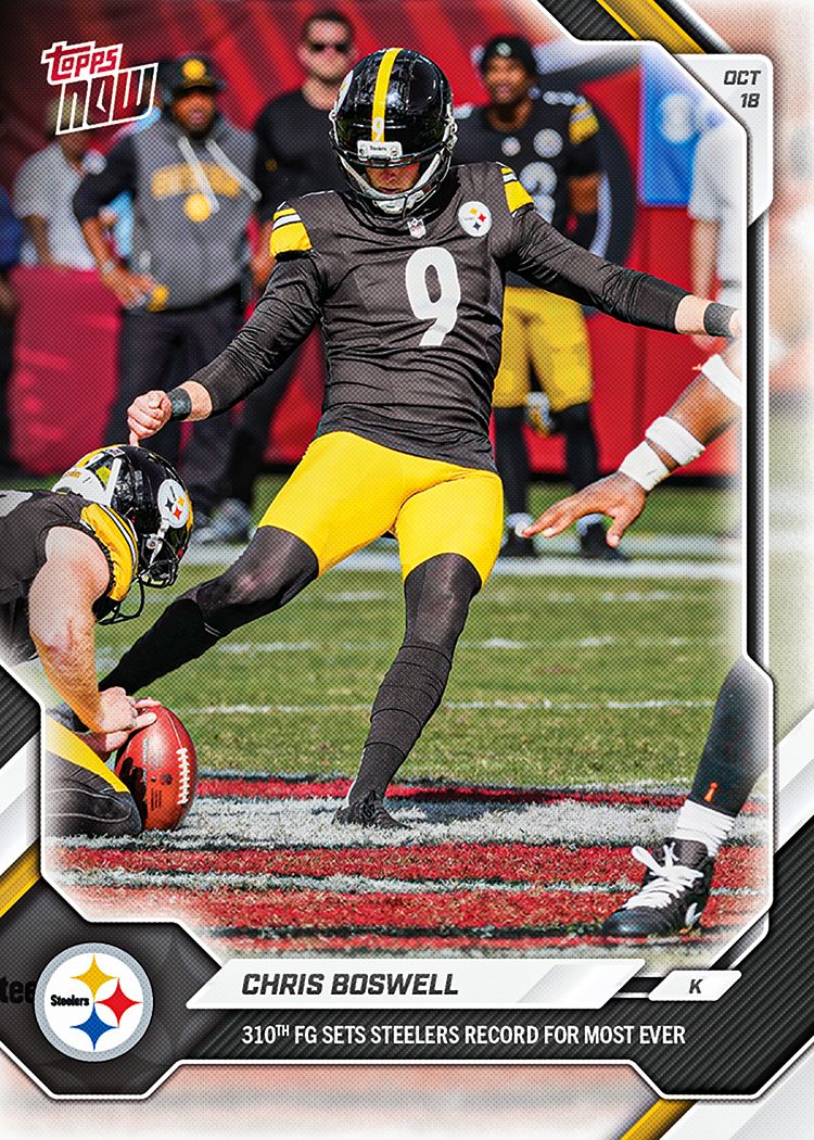 Chris Boswell - 2026-27 NFL Topps NOW® - Card 62