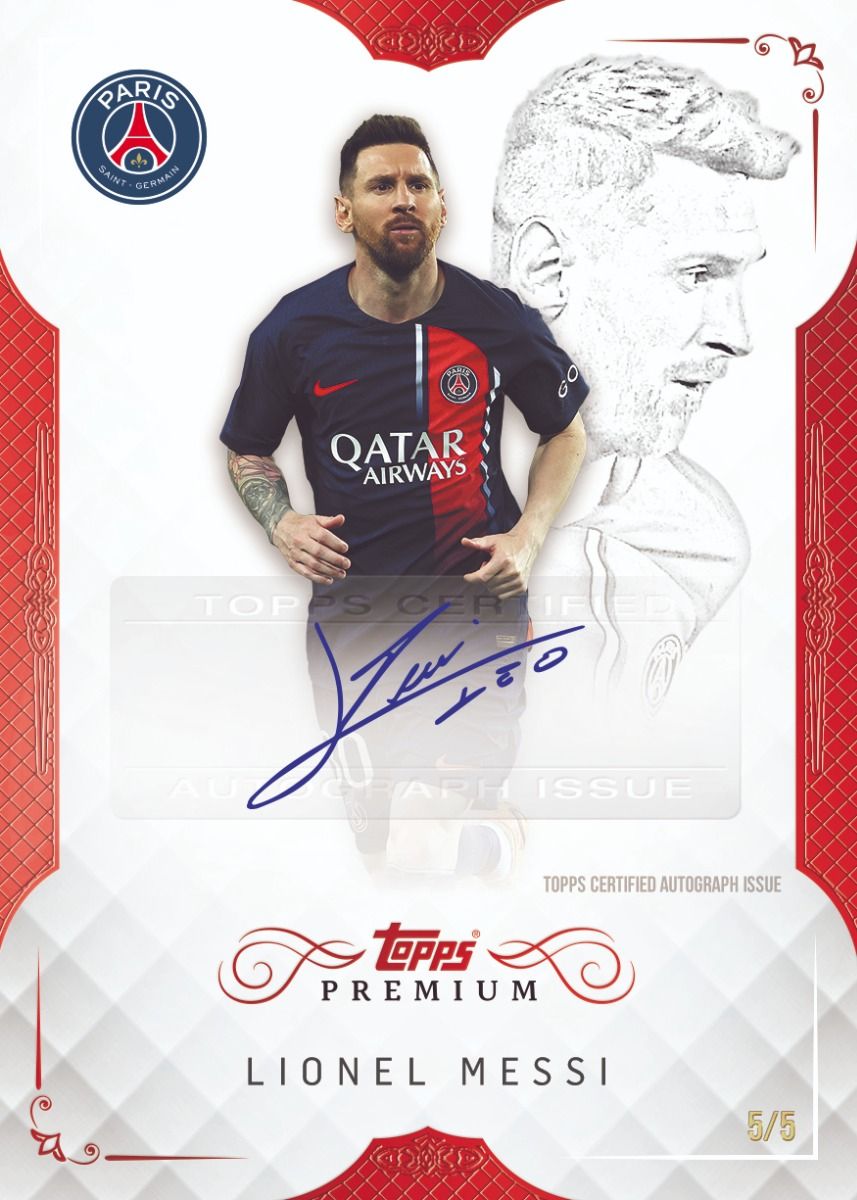 2023/24 Topps Premium: Black & White Edition Paris Saint-Germain