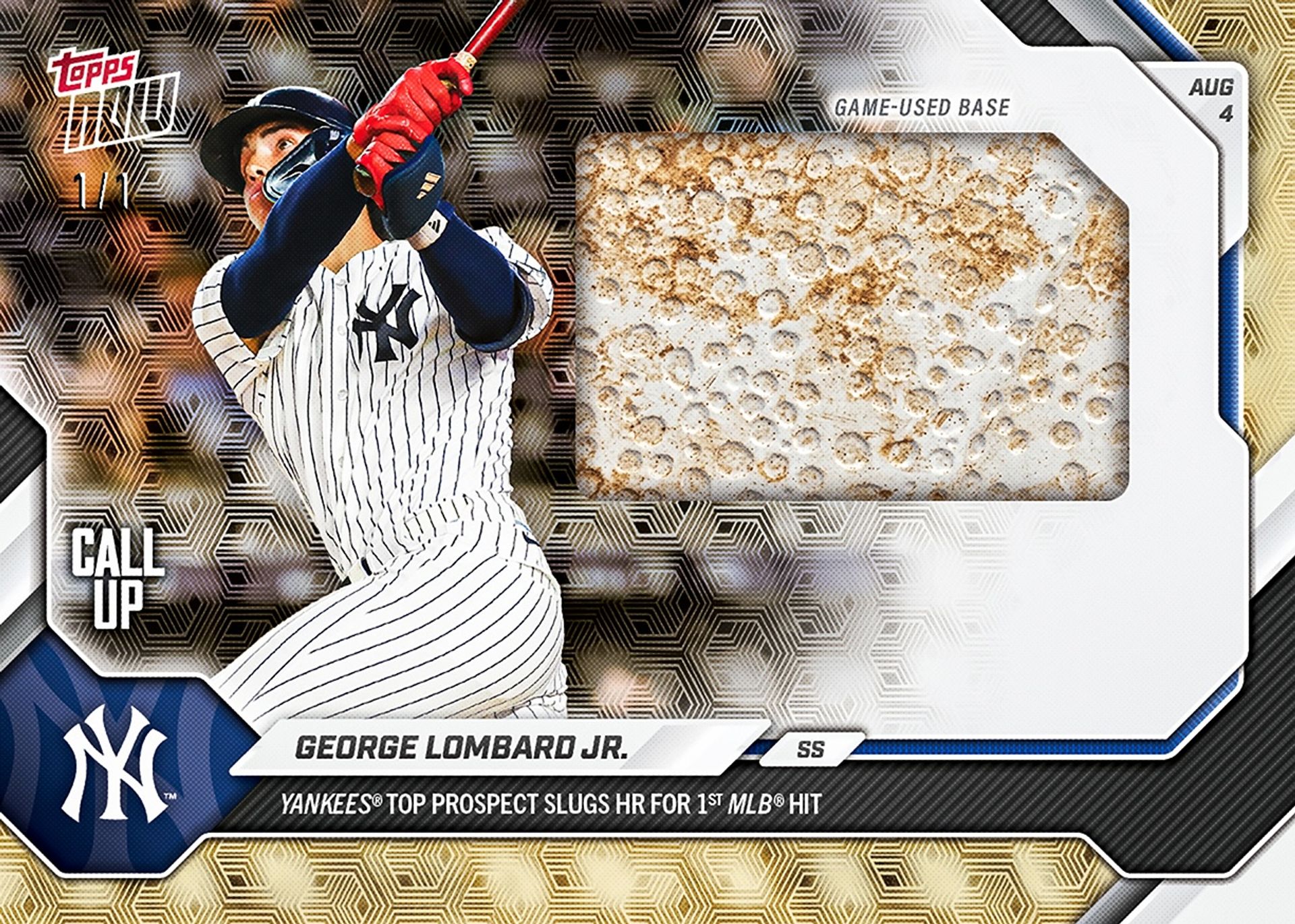 George Lombard Jr. - 2026 MLB Topps NOW® - Card 521 - PR: 29095