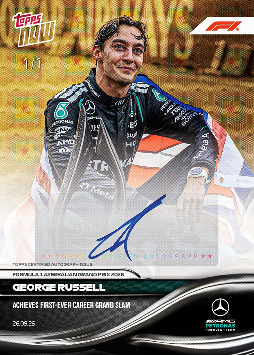 George Russell - 2026 Formula 1® Topps NOW® - Card 62