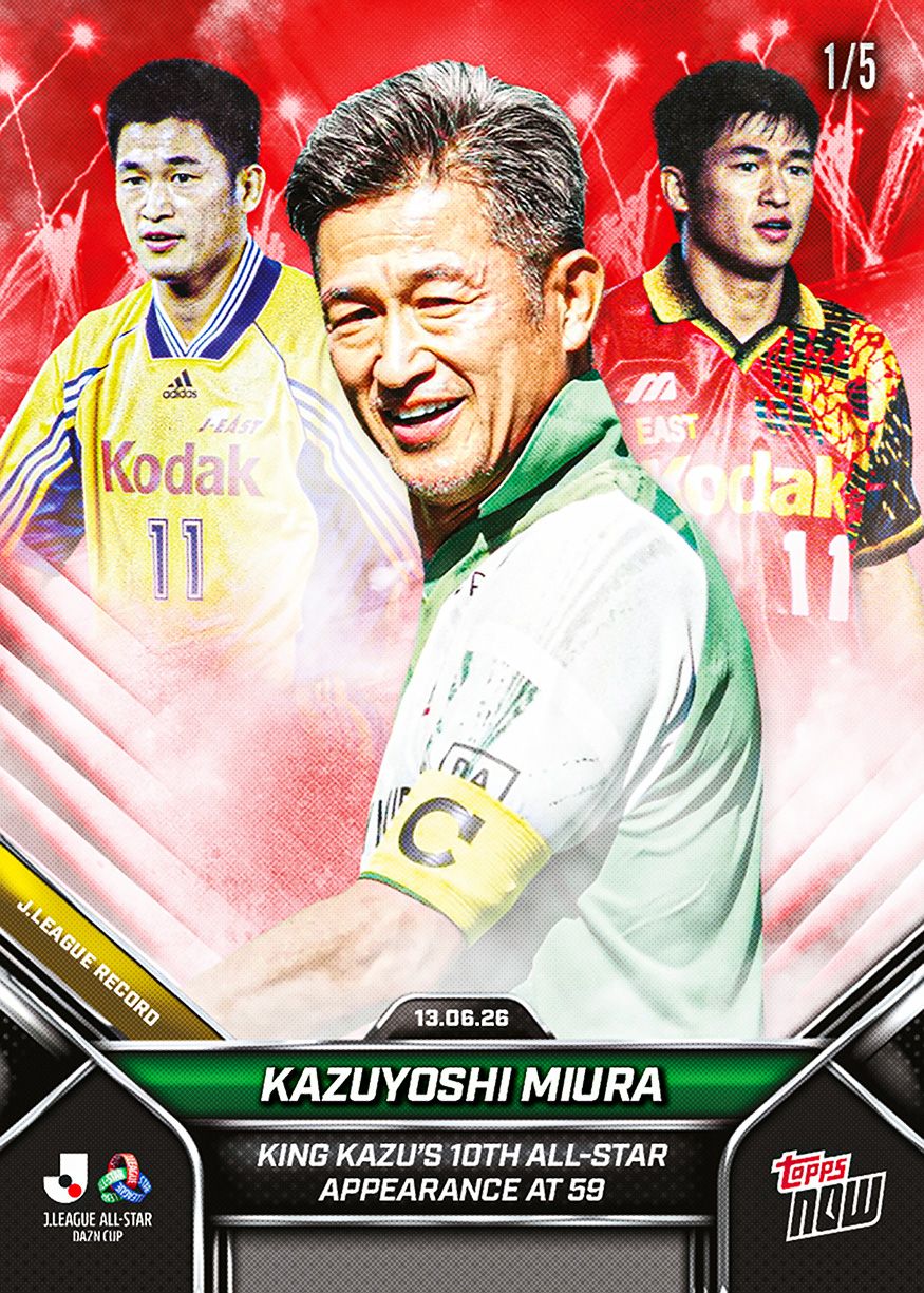Kazuyoshi Miura - 2026 J.League® Topps NOW® - Card 22