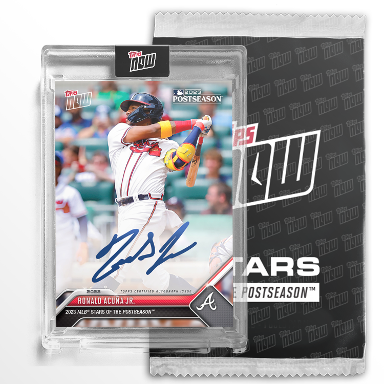 On-Card Autograph # to 99 or Lower - Ronald Acuña Jr. - 2023 MLB