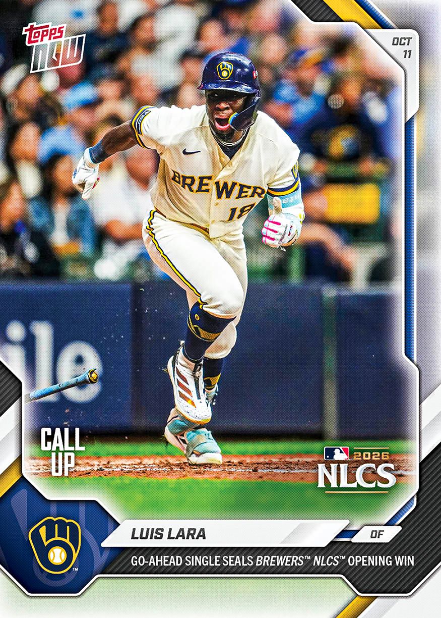Luis Lara - 2026 MLB Topps NOW® - Card 781