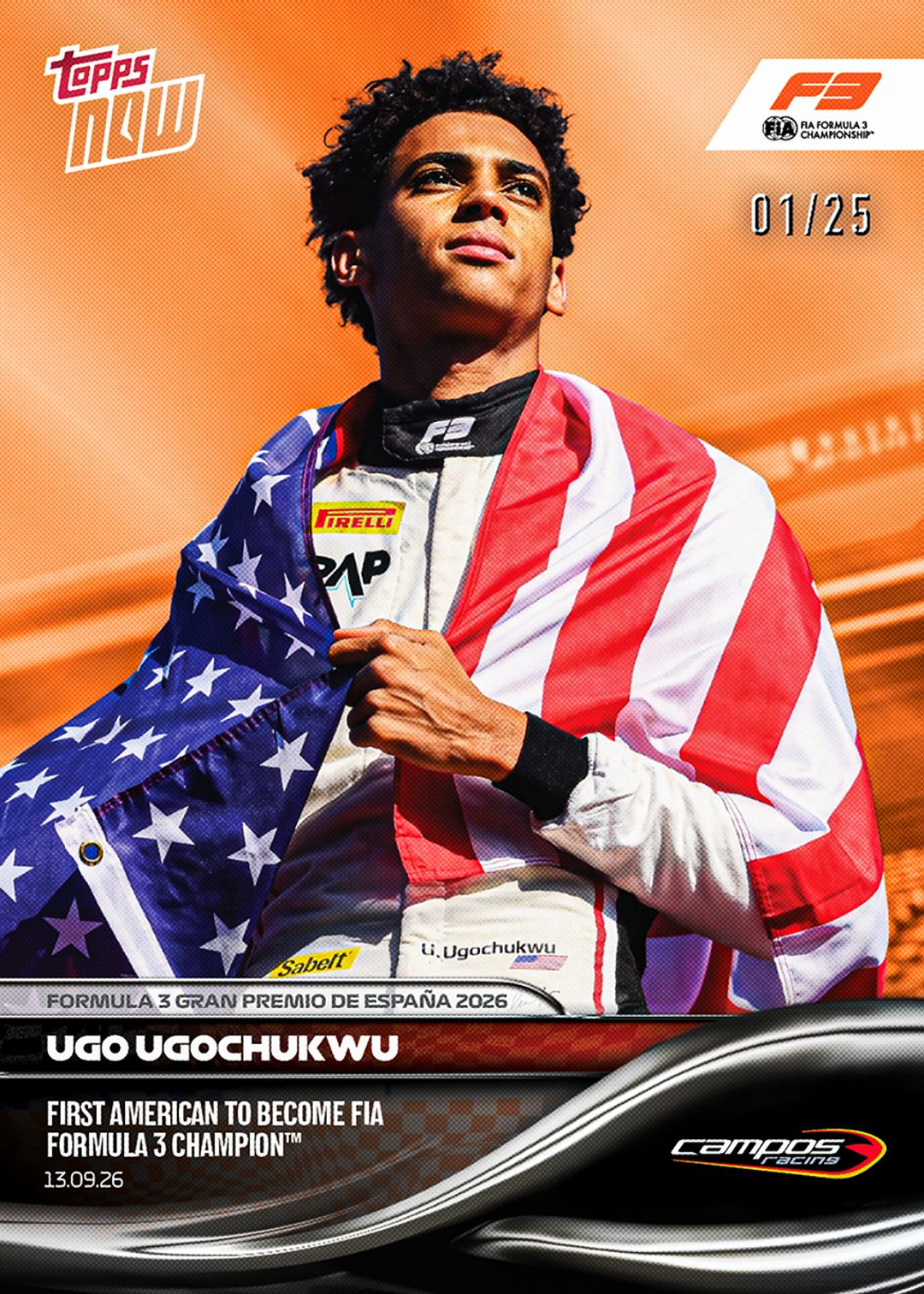 Ugo Ugochukwu - 2026 Formula 1® Topps NOW® - Card 61
