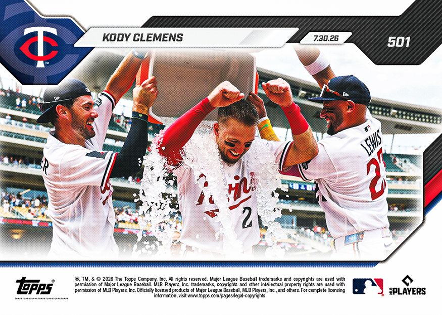 Kody Clemens - 2026 MLB Topps NOW® - Card 501